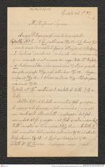 Nachlass Franz Steindachner, Brief von Giorgio Kolombatovic an Franz Steindachner (26.01.1882), Inv.Nr. 275.07, Seite 1